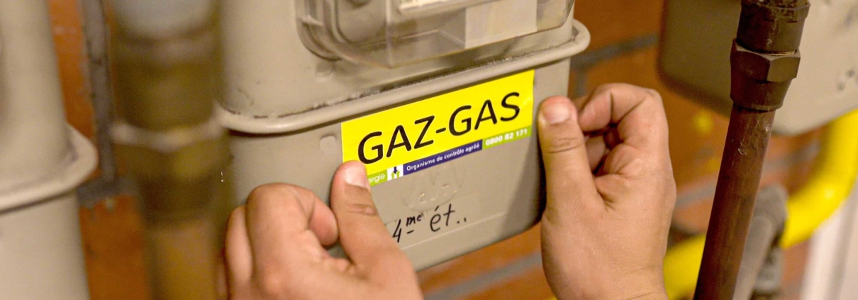 contrôle gaz