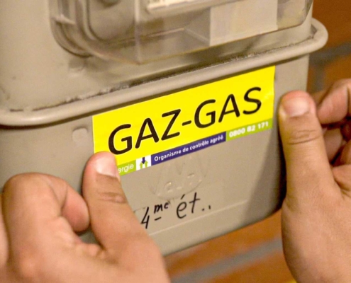 contrôle gaz