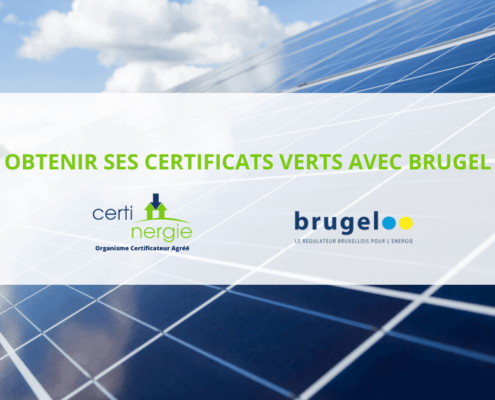 Obtenir ses certificats verts avec BRUGEL