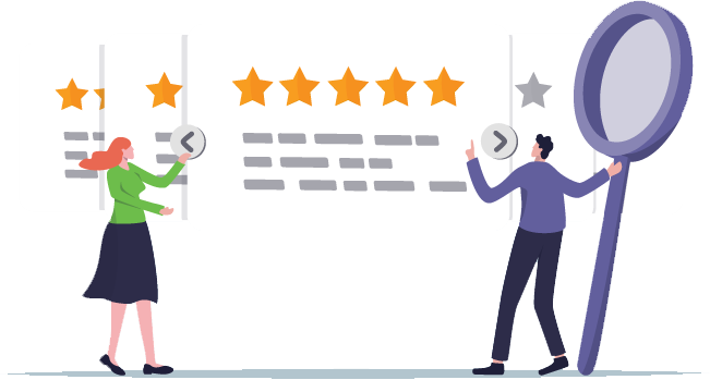 Notés 4,7/5 par plus de 380 clients satisfaits, notre qualité de service est plébiscitée.